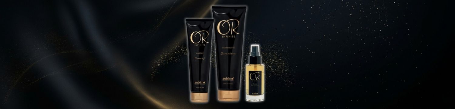 Or Infinite Sublimo - Soins capillaires de luxe à l'Or 24 carats et Huile d'Argan
